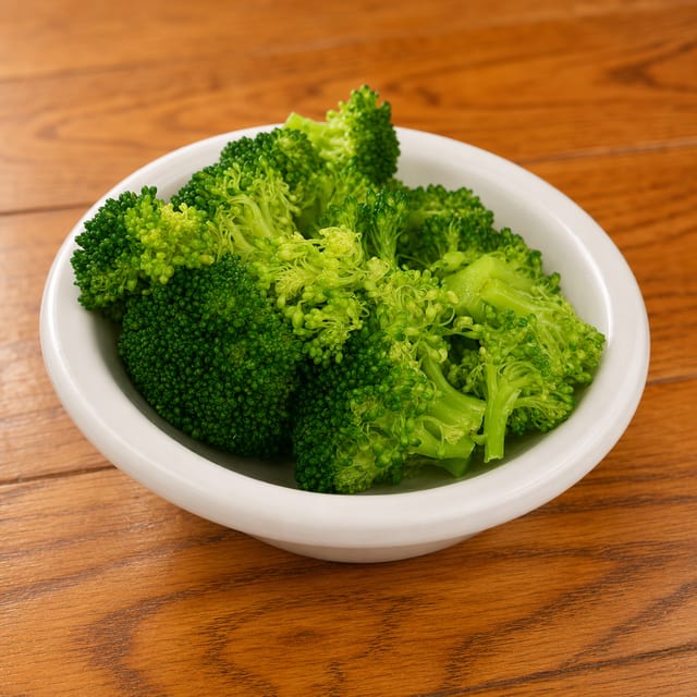 Steamed Broccoli.