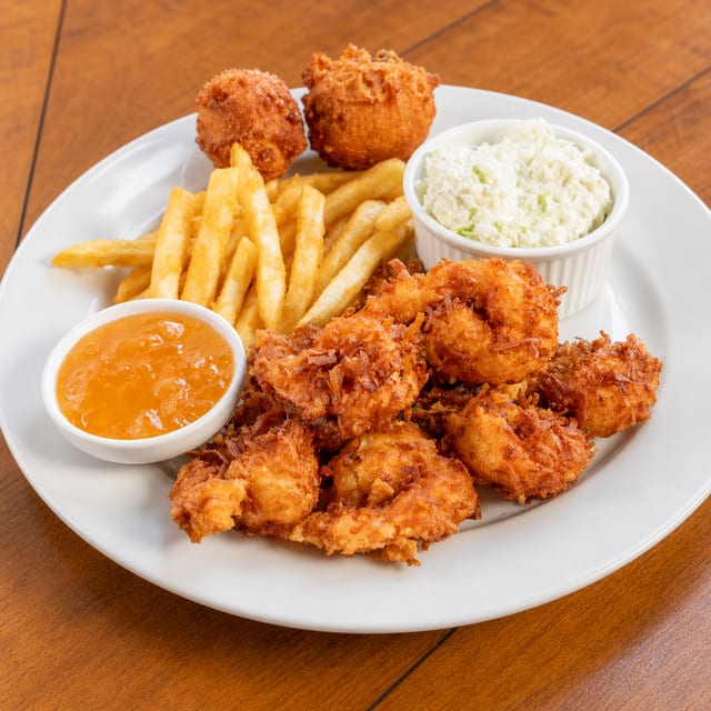Coconut Shrimp Plate.