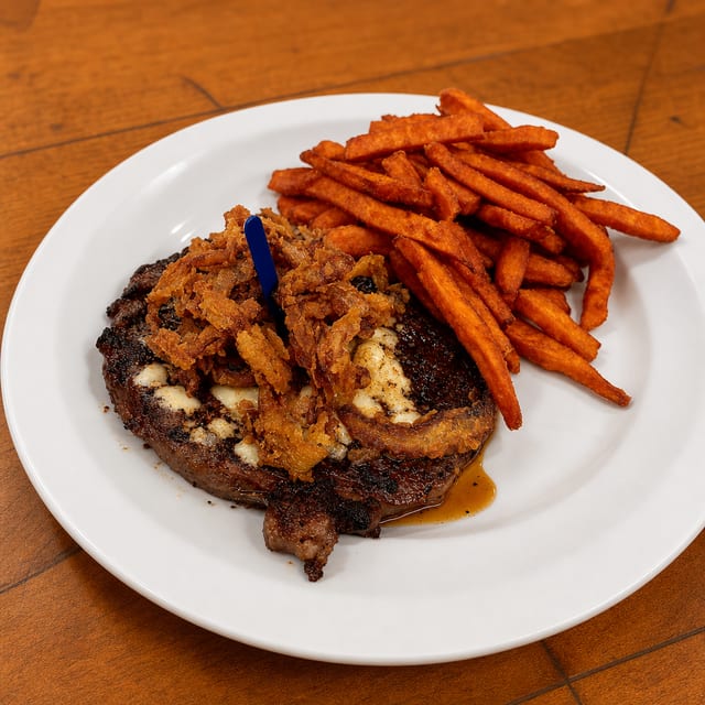 Black & Bleu Ribeye.
